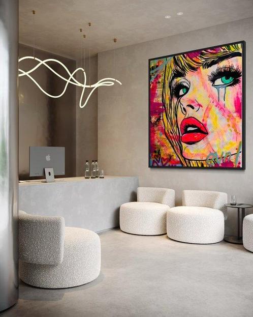 Ma×imo - WOMAN CRYING, Antiek en Kunst, Kunst | Schilderijen | Modern