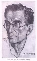 Panaït Istrati op spotprent (lijst optie, Lithos), Antiek en Kunst, Verzenden