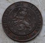 Nederland. Wilhelmina. 2 1/2 Cent 1894 (Zonder Minimumprijs), Postzegels en Munten, Munten | Nederland