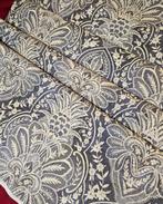 Exclusief Damast stof 100% katoen - 300x280cm - Kleur jeans