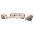 Beverly stoel bank loungeset 3 delig latte 4 Seasons Outdoor, Tuin en Terras, Tuinsets en Loungesets, Ophalen of Verzenden, Nieuw