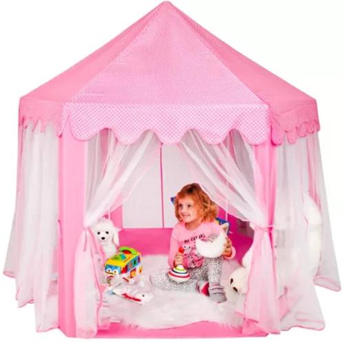 Kruzzel Roze Paleistent voor Kinderen - Grote Speeltent v..., Kinderen en Baby's, Speelgoed | Overig, Nieuw, Ophalen of Verzenden
