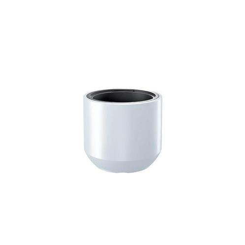 Cilinder bloempot ‘Solid’ |  Wit | 40 cm | binnen & buiten, Tuin en Terras, Bloempotten, Nieuw, 40 cm of meer, Kunststof, Rond
