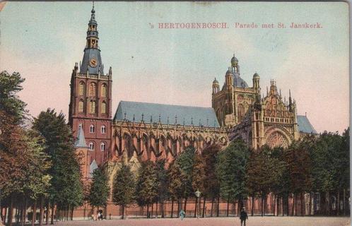 S HERTOGENBOSCH - Parade met St. Janskerk, Verzamelen, Ansichtkaarten | Nederland, Verzenden