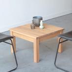 BareMini eikenhouten salontafel licht hout, 50 tot 100 cm, Nieuw, Landelijk, Minder dan 50 cm