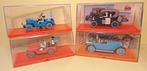 Tintin - 4 Autos 1:43 - Moulinsart / Atlas - 2012, Boeken, Nieuw