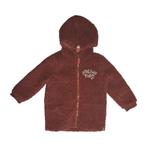 Jacket sherpa brown with zipper 123 - 86CM, Verzenden, Nieuw