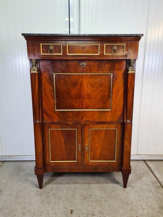Secrétaire à abattant - Belgisch hardsteen - FREE, Antiek en Kunst, Antiek | Meubels | Stoelen en Banken