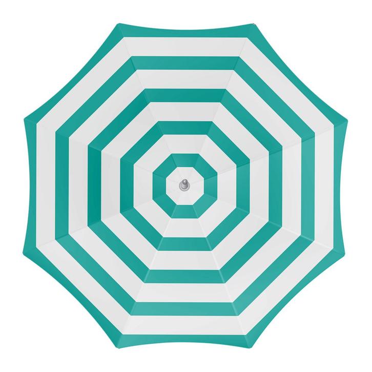 Strandparasol green stripes 180 cm, Tuin en Terras, Parasols, Nieuw, Verzenden