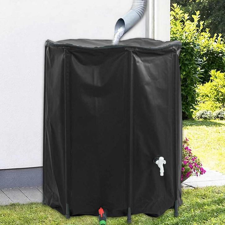 vidaXL Watertank met kraan opvouwbaar 1250 L PVC, Tuin en Terras, Tuinslangen, Nieuw, Verzenden