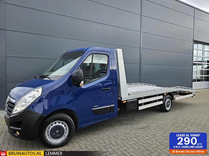 Zakelijke lease - Opel Movano 2.3 CDTI L4 clima navi, Auto's, Bestelauto's, Handgeschakeld, Financial lease, Blauw, Opel, ABS