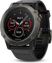 Garmin Fenix 5X 51 mm Saphir Edition grijs met, Telecommunicatie, Overige Telecommunicatie, Zo goed als nieuw, Verzenden