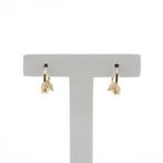 Gouden oorringen met dolfijn | Ø 13,0 mm (Oorbellen), Ophalen of Verzenden, Gebruikt, Overige kleuren, Goud