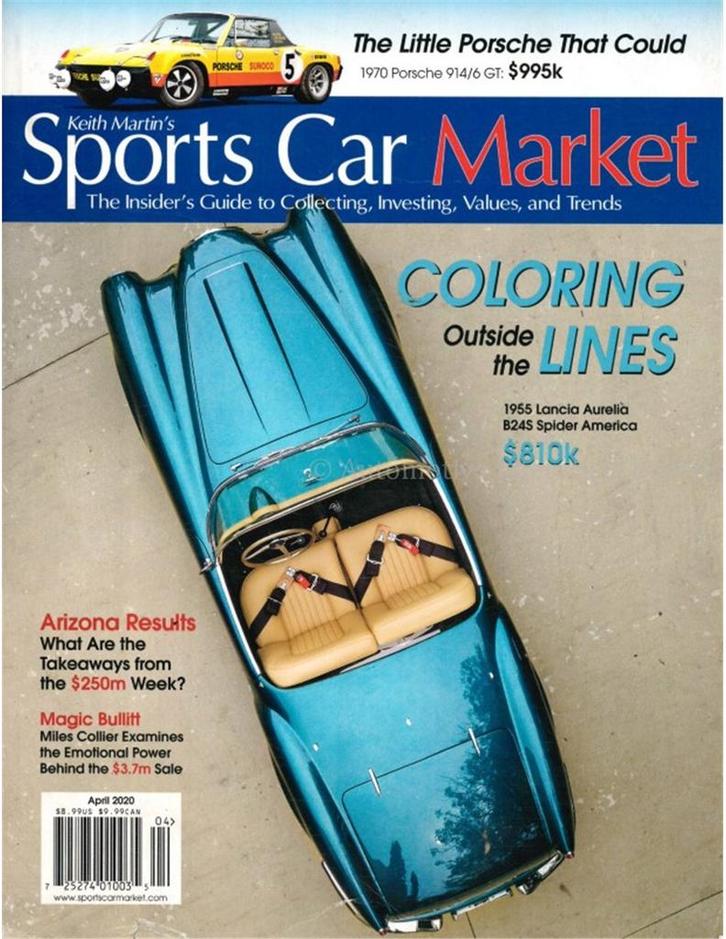 2020 SPORTS CAR MARKET MAGAZINE APRIL ENGELS, Boeken, Auto's | Folders en Tijdschriften