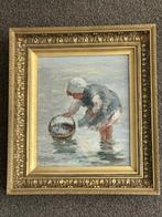 Jean Lefort (1948) - Little girl looking for shells