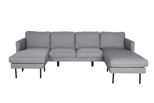 Chaise-Longue - Simon - Donkergrijs - Jörn, Huis en Inrichting, Banken | Bankstellen, Nieuw, Verzenden