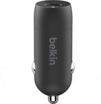 Belkin - USB-C Auto Oplader 20W - Zwart (Opladers en kabels), Telecommunicatie, Verzenden, Nieuw