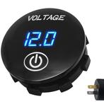 ProRide Universele Voltmeter Inbouw 12-24V DC met Aan/uit, Verzenden, Nieuw