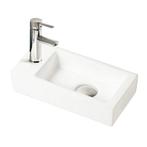 Fonteinset Sanilux Qubic Mini Keramiek 36x18x9cm met 1/2, Ophalen of Verzenden, Nieuw, Chroom, Overige typen