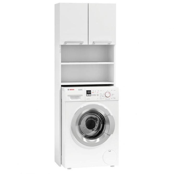 Modern Home wasmachine kast met 2 deuren en 4 planken -, Huis en Inrichting, Kasten | Boekenkasten, Ophalen of Verzenden