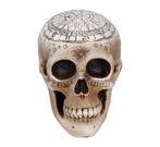 Halloween Tafeldecoratie Schedel 20cm, Verzenden, Nieuw
