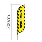 Proflag Beachflag Convex S-60 x 240 cm - Opruiming (Vlaggen), Diversen, Ophalen of Verzenden, Nieuw