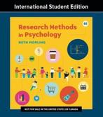 Research Methods in Psychology 9781324085843, Zo goed als nieuw