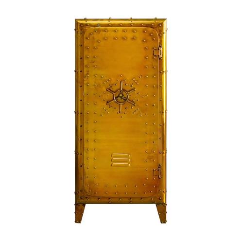 *WOONWINKEL* Kare Design Locker Gold Gouden Kluiskast Vintag, Huis en Inrichting, Kasten | Wandmeubels, Nieuw, Verzenden