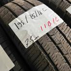 2 x Continental 195-75-16 C 4 Seizoenbanden 7,5mm, Auto-onderdelen, Banden en Velgen, 16 inch, Ophalen of Verzenden, All Season