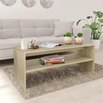 vidaXL Salontafel 100x40x40 cm bewerkt hout sonoma, Huis en Inrichting, Tafels | Salontafels, Minder dan 50 cm, 100 tot 150 cm