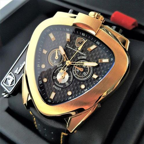 Lamborghini - Spyder - Chronograph Gold - Bullhead - Heren -, Sieraden, Tassen en Uiterlijk, Horloges | Heren