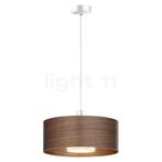 Bruck Cantara Hout Hanglamp LED, wit/lampenkap eikenhout don, Huis en Inrichting, Lampen | Hanglampen, Verzenden, Nieuw