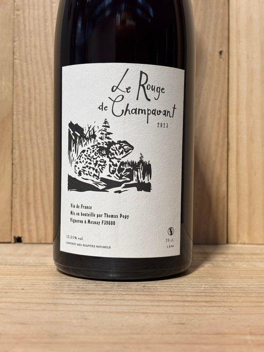 2023 Thomas Popy Le Rouge de Champavant - Jura - 1 Fles, Verzamelen, Wijnen