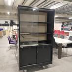Mibra metalen vitrinekast met schuifdeuren - 195x120x45 cm, Ophalen of Verzenden, Nieuw