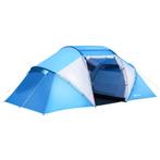 TRUUSK Kampeertent 4-6 Personen - Blauw - Tunneltent - 2 Sla, Caravans en Kamperen, Verzenden, Nieuw