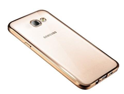 Galaxy A3 (2016) Soft TPU Hoesje Met Coating Goud / Zilver /, Telecommunicatie, Mobiele telefoons | Hoesjes en Frontjes | Samsung