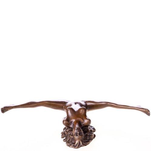 Figuur - Erotische Bronzefigur weiblicher Akt - Brons, Antiek en Kunst, Curiosa en Brocante