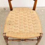 Fratelli Levaggi, 1940 Stoel Eetkamerstoel met touwzitting, Huis en Inrichting, Stoelen, Ophalen of Verzenden, Nieuw