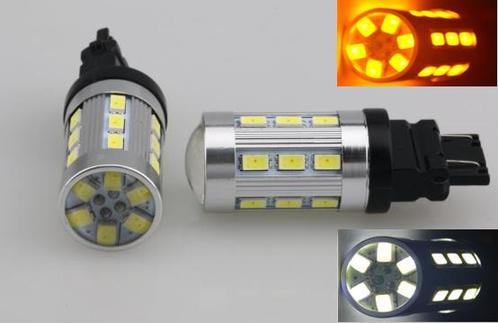 3157-CK-wire-5630SMD Oranje-wit met lens, Auto diversen, Auto-accessoires, Verzenden
