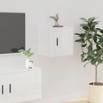 vidaXL Tv-wandmeubel 40x34,5x40 cm hoogglans wit, Huis en Inrichting, Kasten | Televisiemeubels, Minder dan 50 cm, Verzenden, Nieuw
