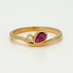 Zonder Minimumprijs - Ring - 18 karaat Geel goud Diamant -, Sieraden, Tassen en Uiterlijk, Antieke sieraden