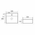 Fontein Zapa 34X29X12Cm, Ophalen of Verzenden, Nieuw