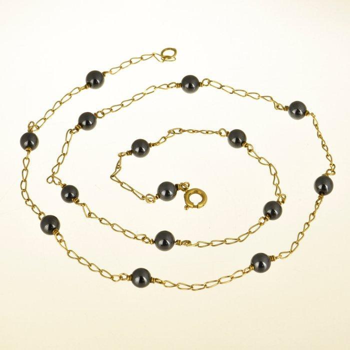 Choker halsketting - 18 karaat Geel goud, Sieraden, Tassen en Uiterlijk, Antieke sieraden