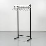 Garderobe Overtoom - Zwart - Aluminium - 180 x 78 cm - 15, Huis en Inrichting, Woonaccessoires | Kapstokken, Ophalen of Verzenden