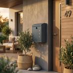 Wand Brievenbus Pakketten | Staal 43x24x52 | OP=OP!, Tuin en Terras, Brievenbussen, Staal, Nieuw, Ophalen of Verzenden, Wandbrievenbus