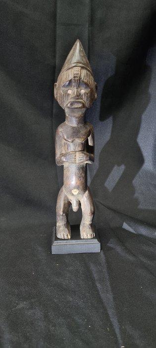 Mooie Teke-collectie standbeeld op houten voet -, Antiek en Kunst, Kunst | Niet-Westerse kunst
