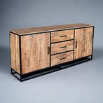 Dressoir Mangohout | Naturel | Breedte: 170,0cm, Ophalen of Verzenden, Nieuw, Industrieel