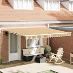 vidaXL Inklapbaar Zonnescherm 400 × 350 cm Multikleur, Tuin en Terras, Zonneschermen, Verzenden, Nieuw
