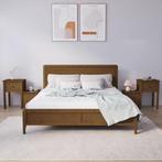 vidaXL Nachtkastjes 2 st 79,5x38x65,5 cm grenenhout, Minder dan 45 cm, Verzenden, Nieuw, 55 tot 70 cm