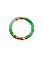 Zonder Minimumprijs - Armband - 14 karaat Geel goud, Jade, Nieuw